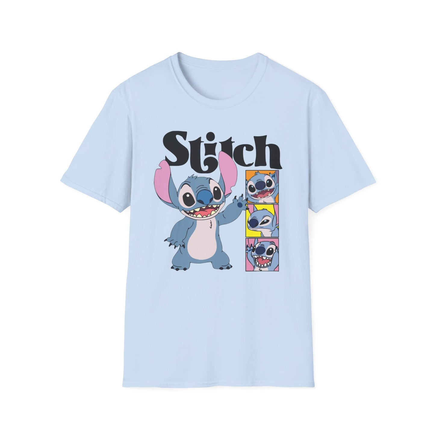 Camiseta de dibujos animados de Stitch — Linda camiseta estampada de Lilo & Stitch
