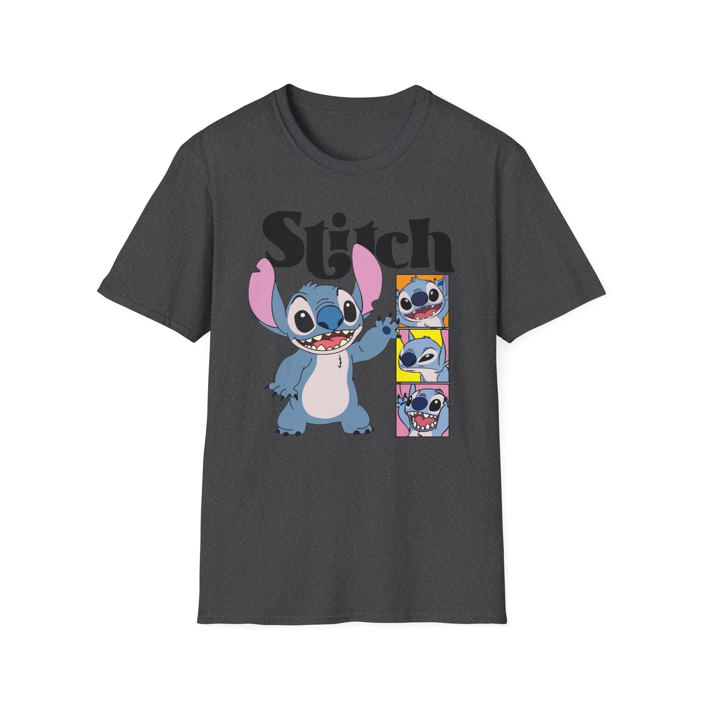 Camiseta de dibujos animados de Stitch — Linda camiseta estampada de Lilo & Stitch