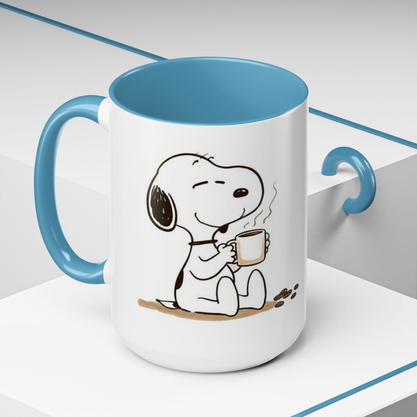 Snoopy Coffee Mug – Cute Peanuts Character Accent Ceramic Mug (11/15 oz)