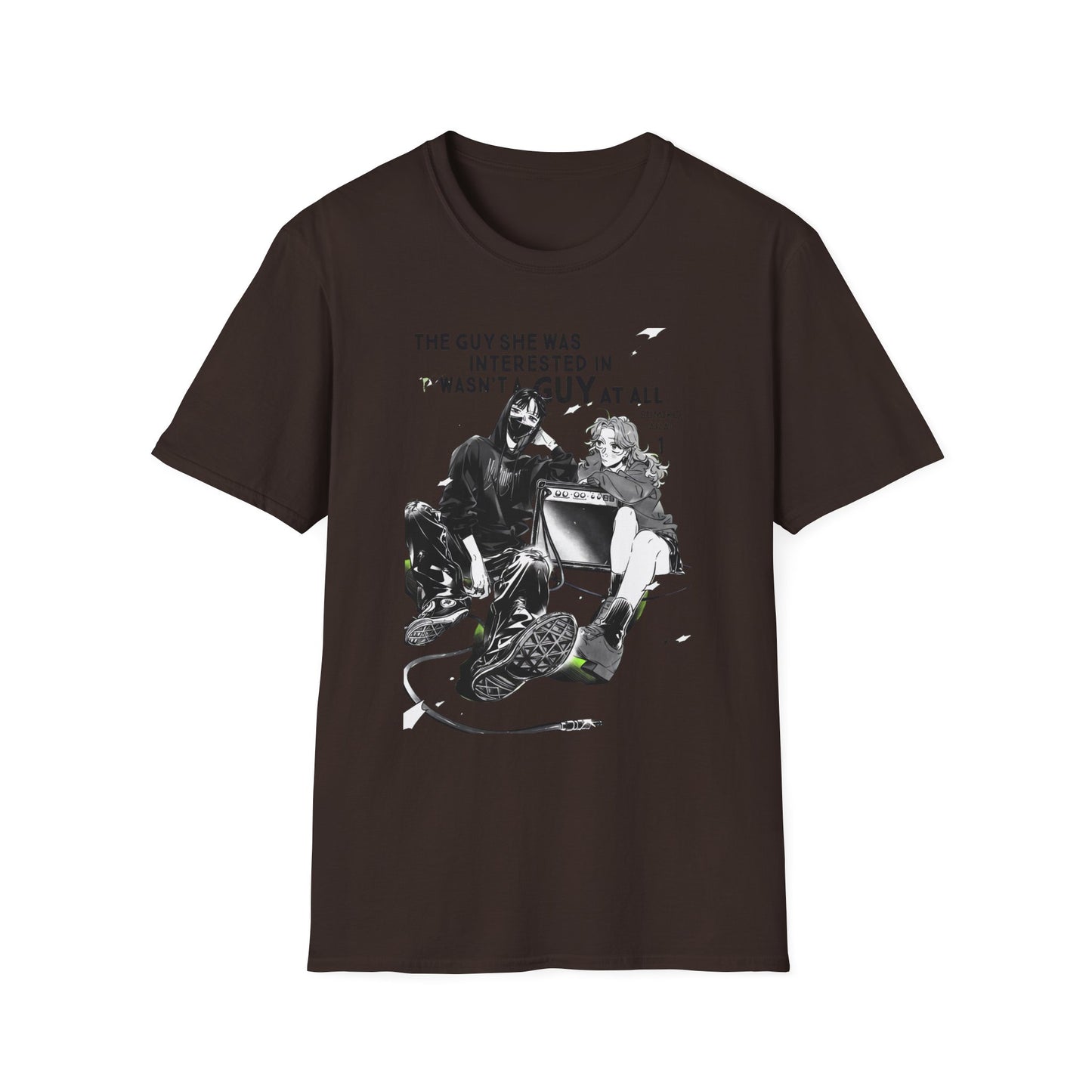 Camiseta gráfica — Camiseta estilo anime "El chico que le interesaba no era un chico en absoluto"
