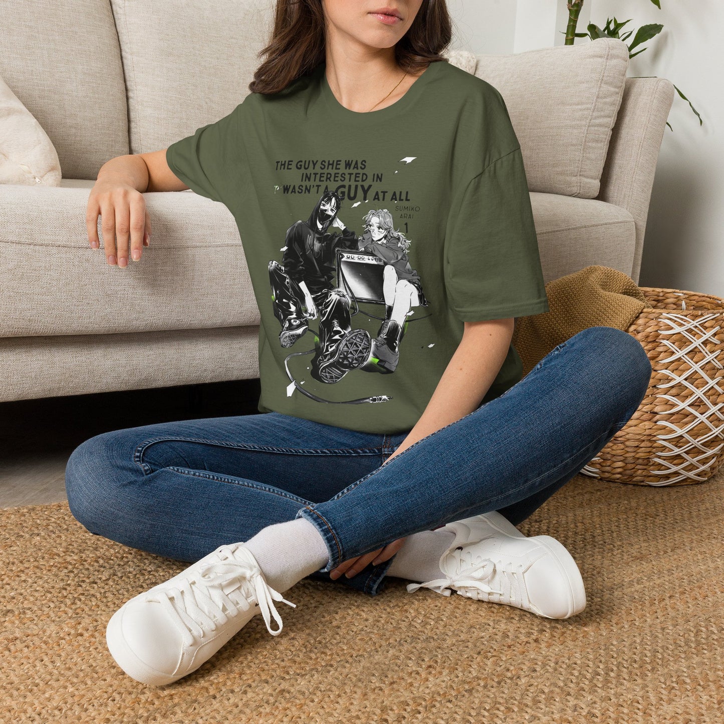 Camiseta gráfica — Camiseta estilo anime "El chico que le interesaba no era un chico en absoluto"