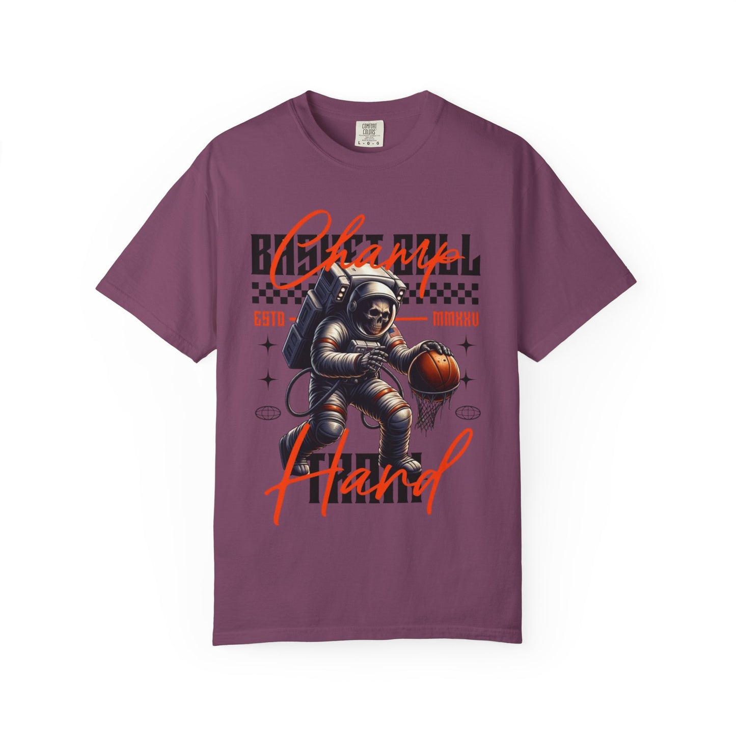 Astronaut Basketball T-Shirt — Vintage Space Hoops Graphic Tee