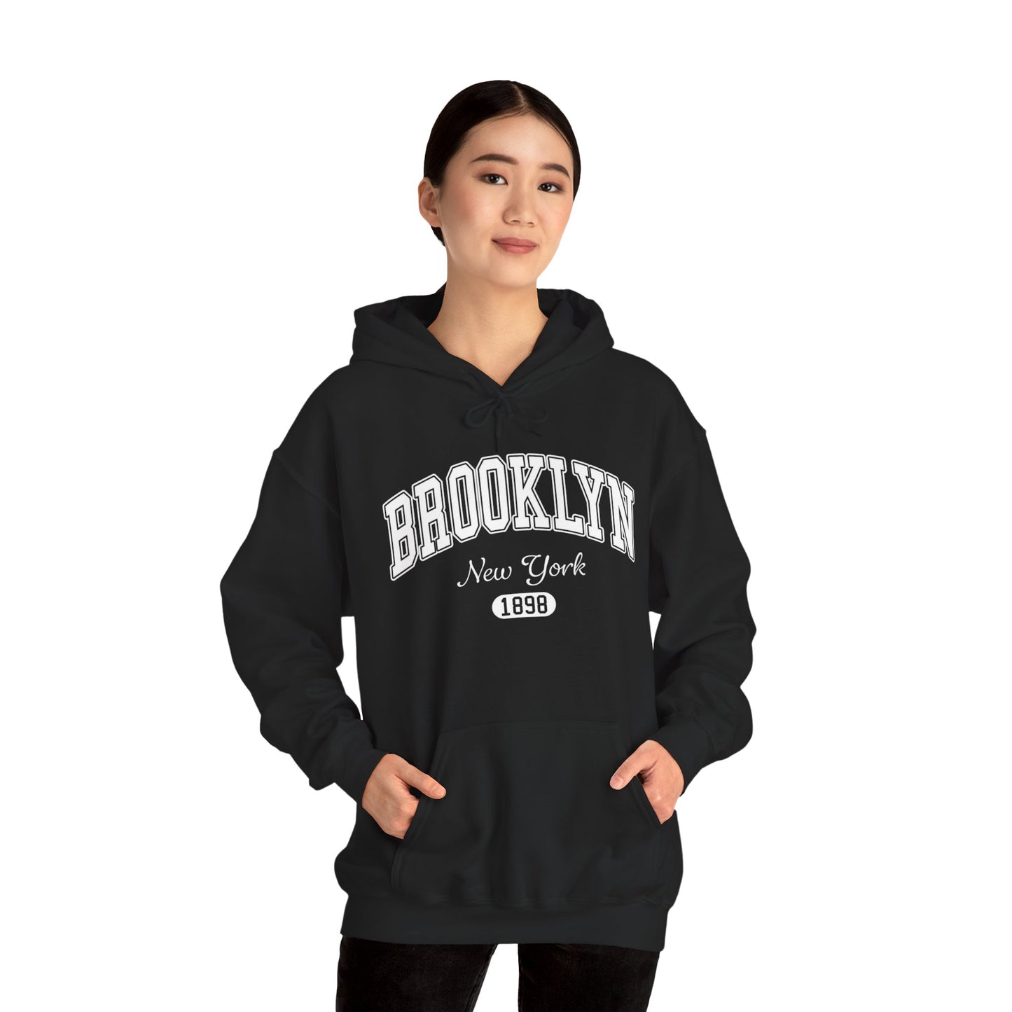 Brooklyn Hooded Sweatshirt – New York 1898 Vintage City Hoodie