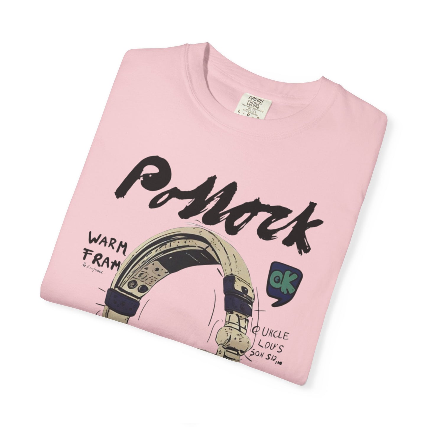 Vintage Headphones T-Shirt — Retro Music Graphic Tee ("P-Mock" Design)