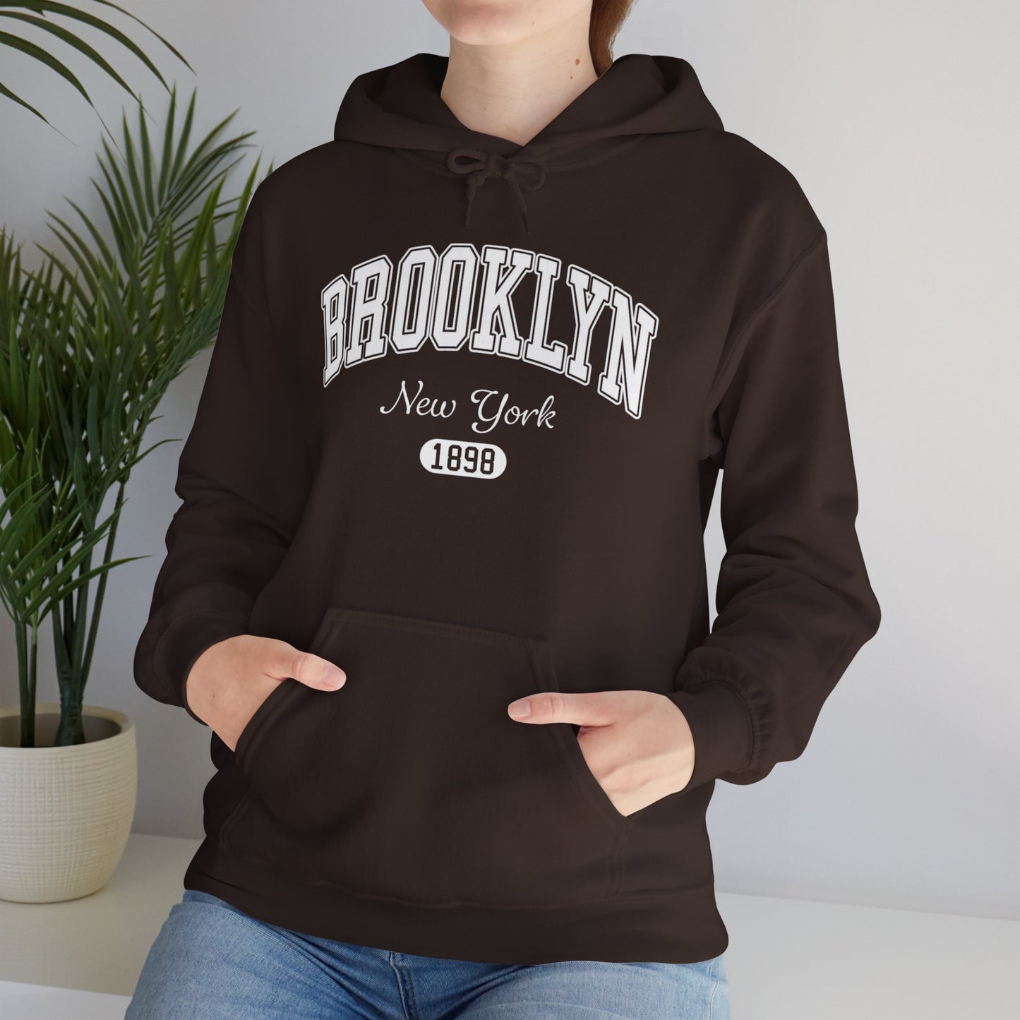 Brooklyn Hooded Sweatshirt – New York 1898 Vintage City Hoodie