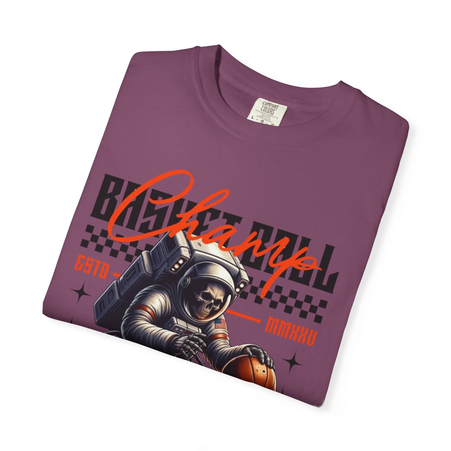 Astronaut Basketball T-Shirt — Vintage Space Hoops Graphic Tee