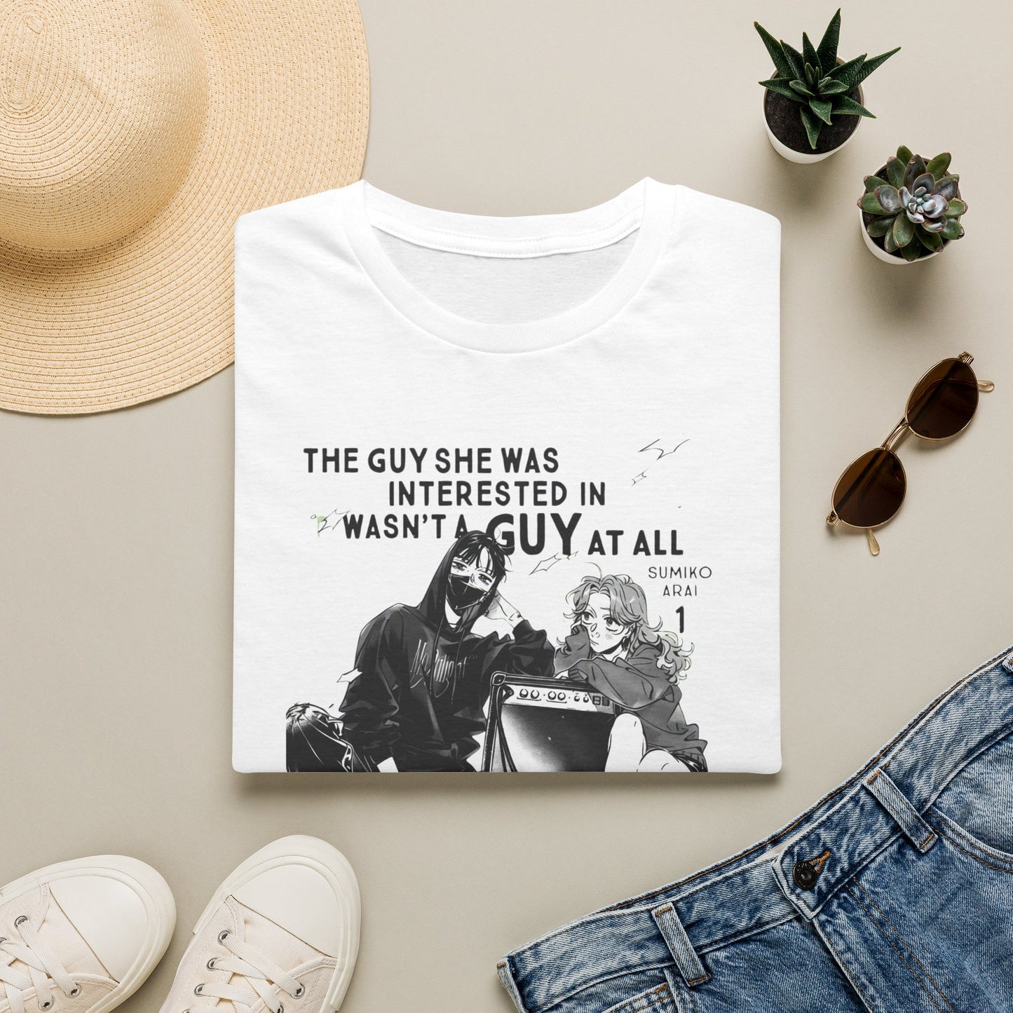 Camiseta gráfica — Camiseta estilo anime "El chico que le interesaba no era un chico en absoluto"