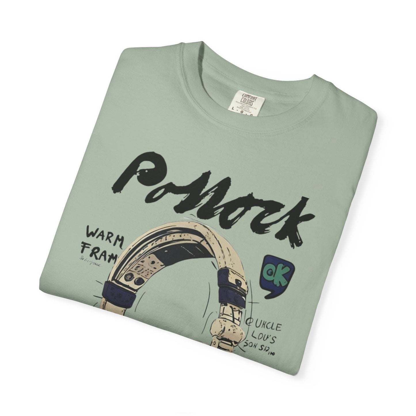 Vintage Headphones T-Shirt — Retro Music Graphic Tee ("P-Mock" Design)