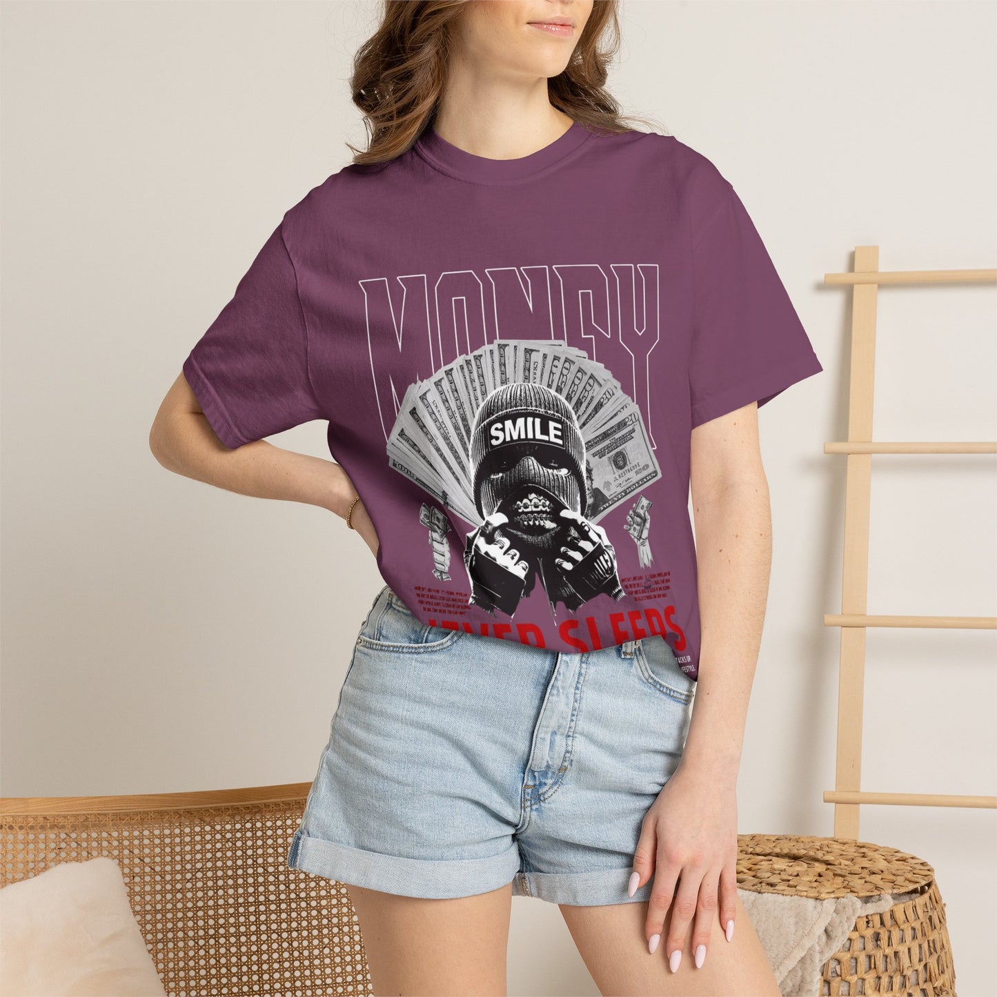 Money Never Sleeps T-Shirt — Streetwear Graphic Tee