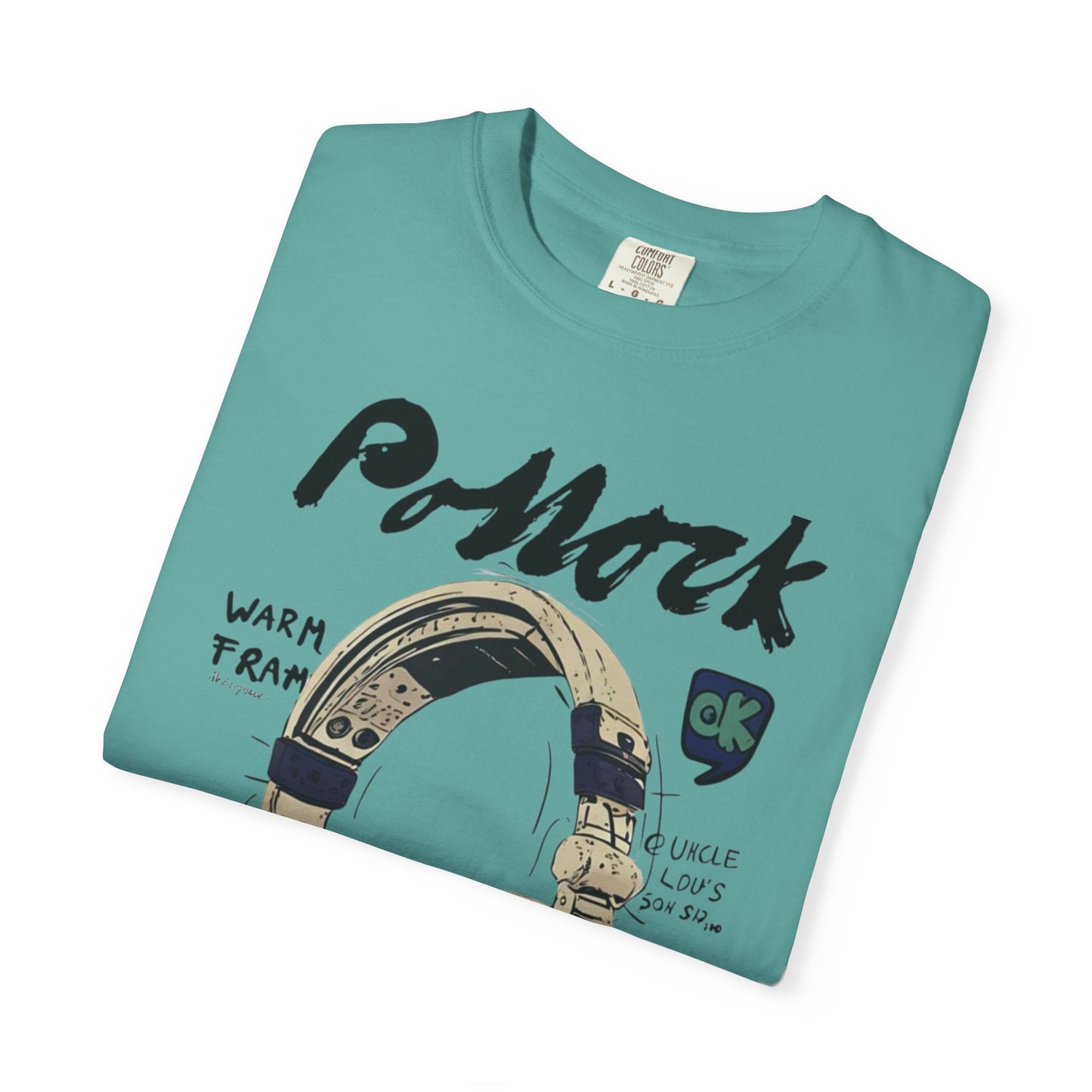 Vintage Headphones T-Shirt — Retro Music Graphic Tee ("P-Mock" Design)