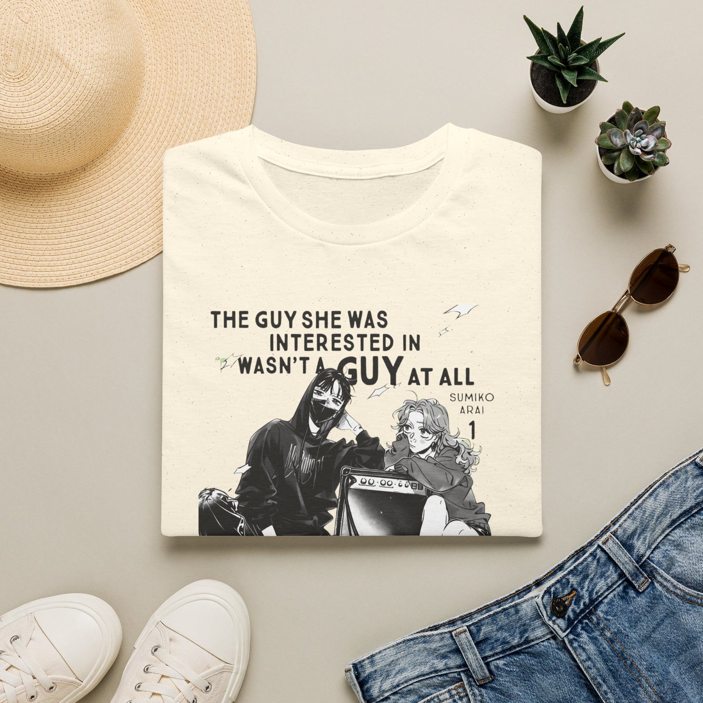 Camiseta gráfica — Camiseta estilo anime "El chico que le interesaba no era un chico en absoluto"