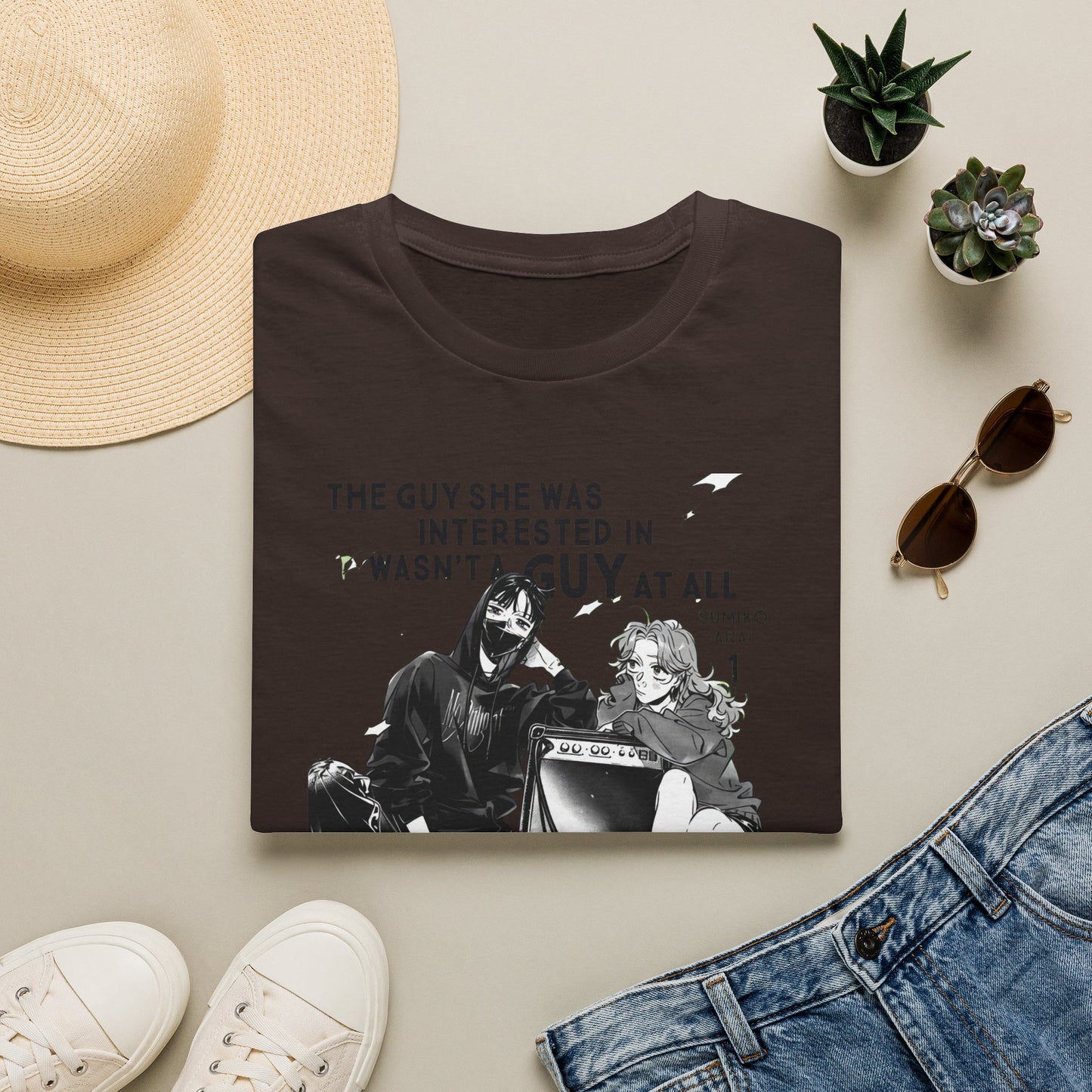 Camiseta gráfica — Camiseta estilo anime "El chico que le interesaba no era un chico en absoluto"
