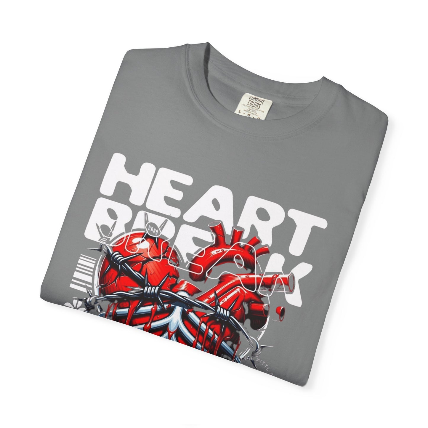 Heart Break Club T-Shirt — Anatomical Red Heart Graphic Tee