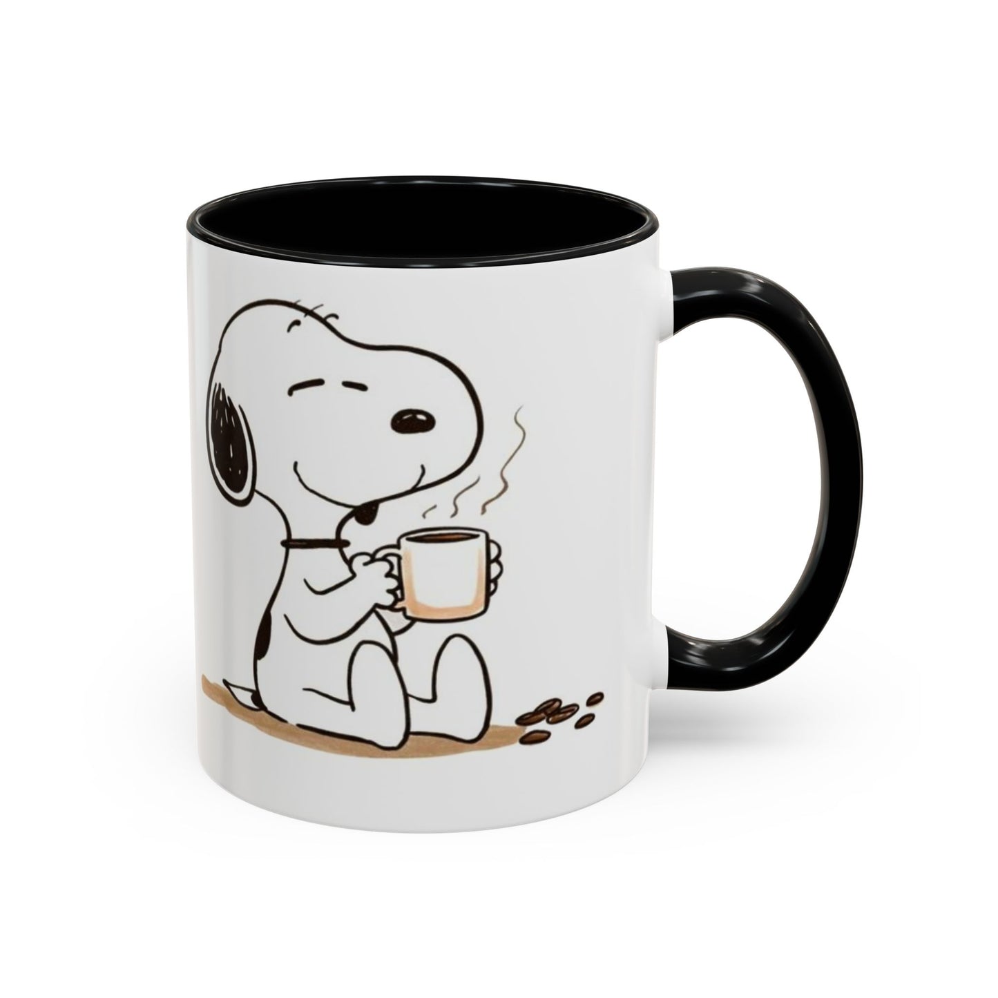 Snoopy Coffee Mug – Cute Peanuts Character Accent Ceramic Mug (11/15 oz)