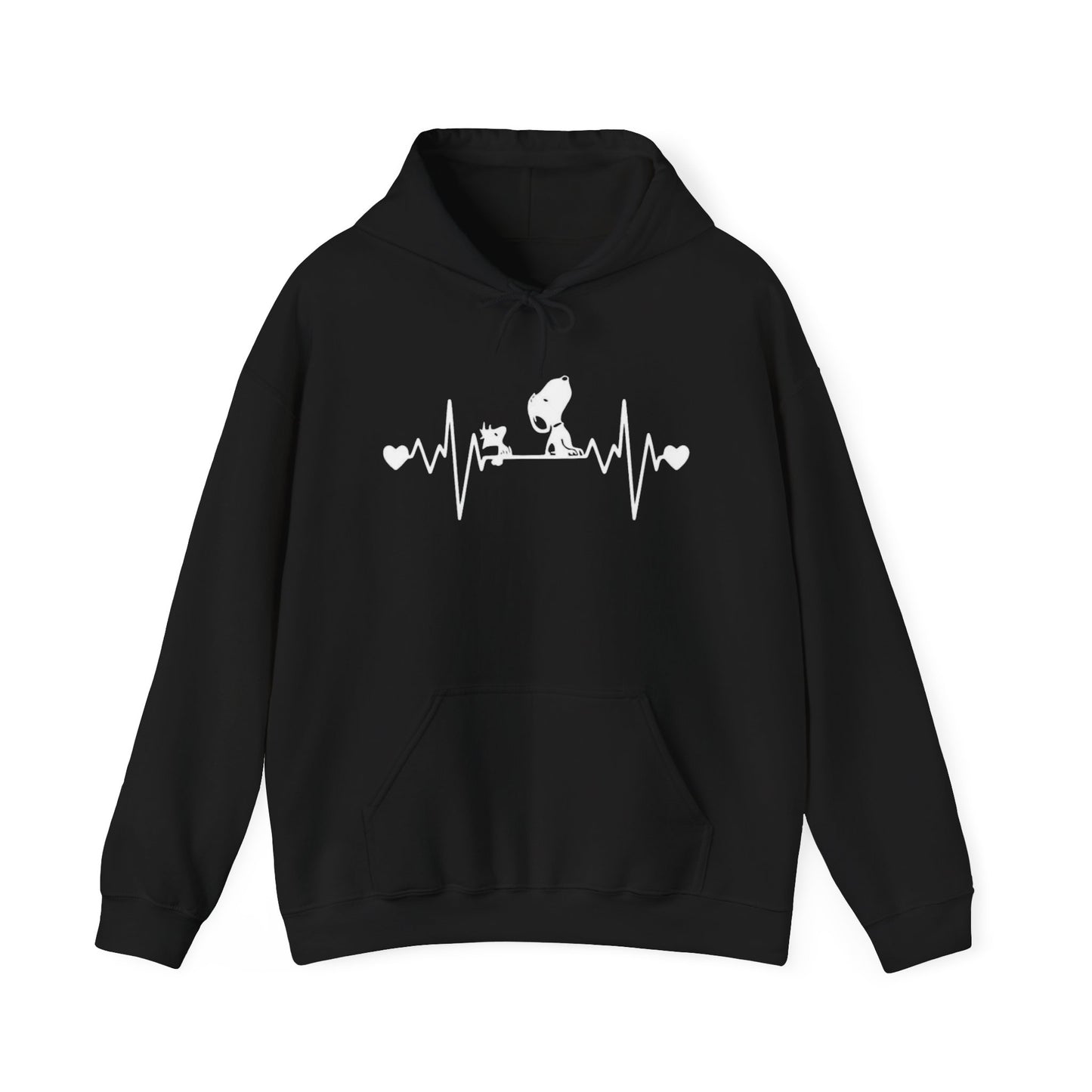 DJ Cat Heartbeat Hoodie – Cat Lover Music Lover Pullover