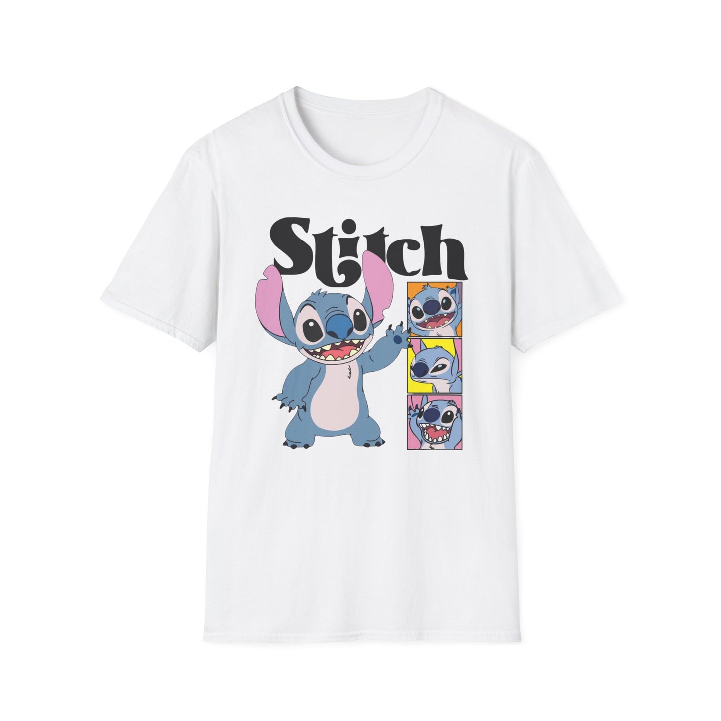 Camiseta de dibujos animados de Stitch — Linda camiseta estampada de Lilo & Stitch