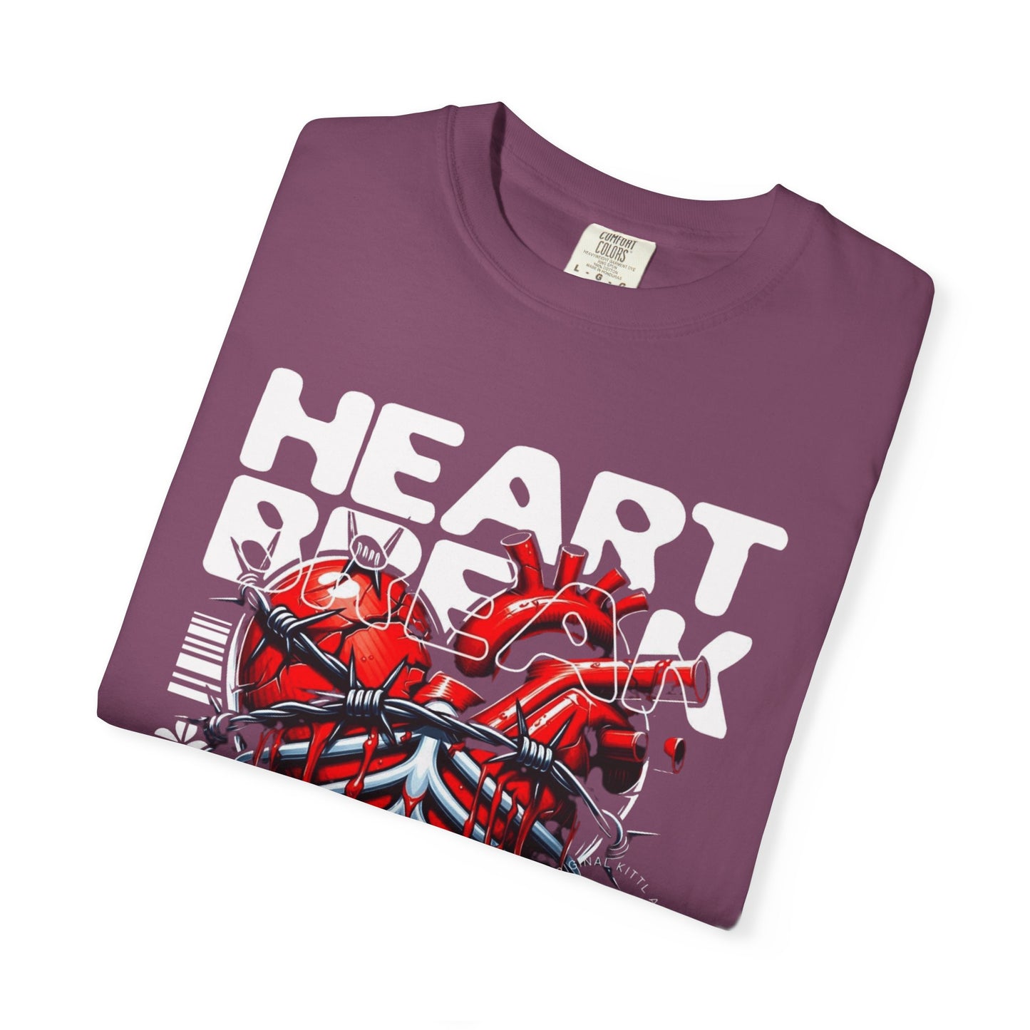Heart Break Club T-Shirt — Anatomical Red Heart Graphic Tee