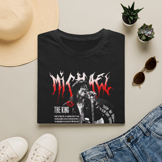 Rock Singer Graphic T-Shirt — Vintage Concert Microphone Design