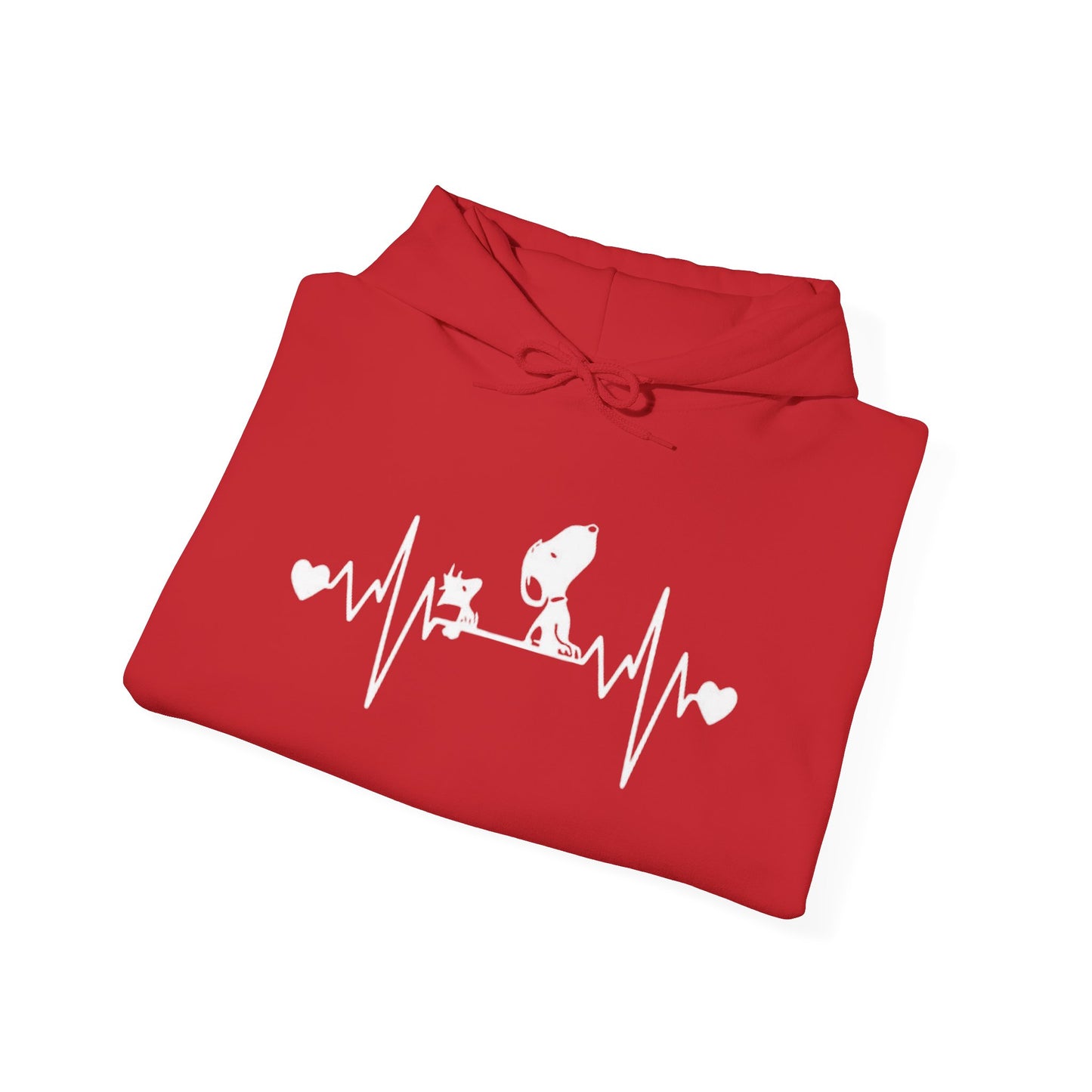 DJ Cat Heartbeat Hoodie – Cat Lover Music Lover Pullover