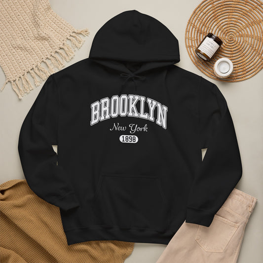 Brooklyn Hooded Sweatshirt – New York 1898 Vintage City Hoodie