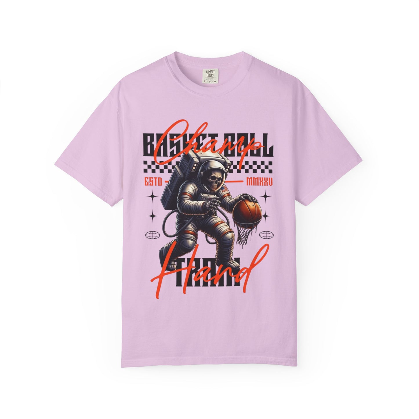 Astronaut Basketball T-Shirt — Vintage Space Hoops Graphic Tee