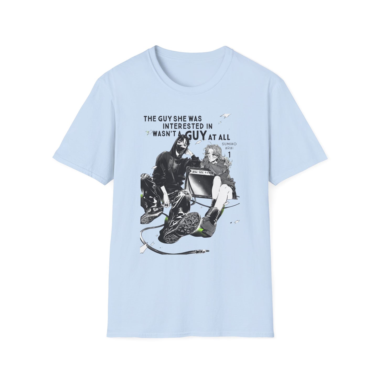 Camiseta gráfica — Camiseta estilo anime "El chico que le interesaba no era un chico en absoluto"