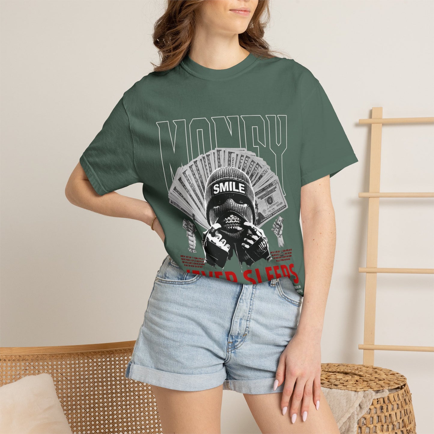 Money Never Sleeps T-Shirt — Streetwear Graphic Tee