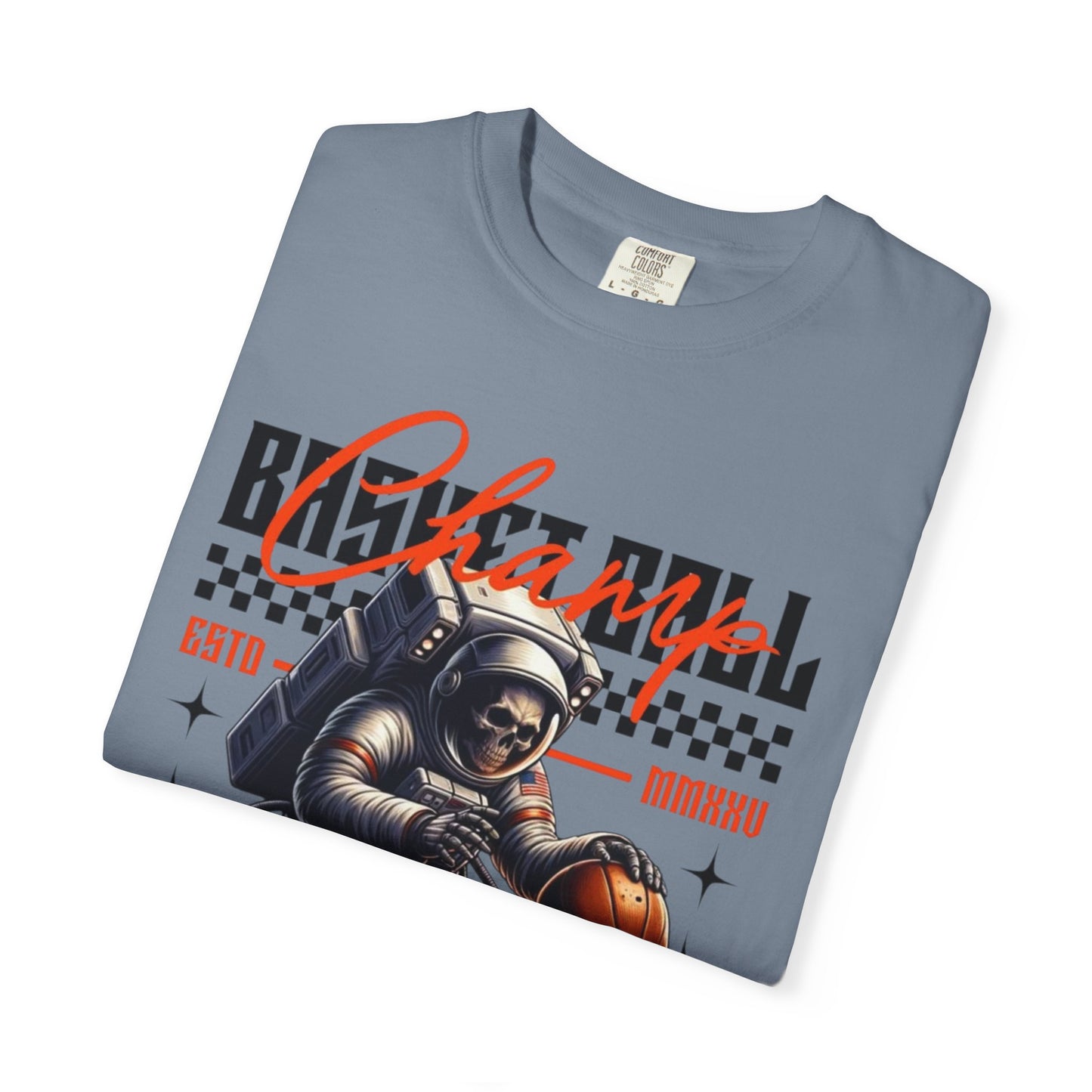 Astronaut Basketball T-Shirt — Vintage Space Hoops Graphic Tee