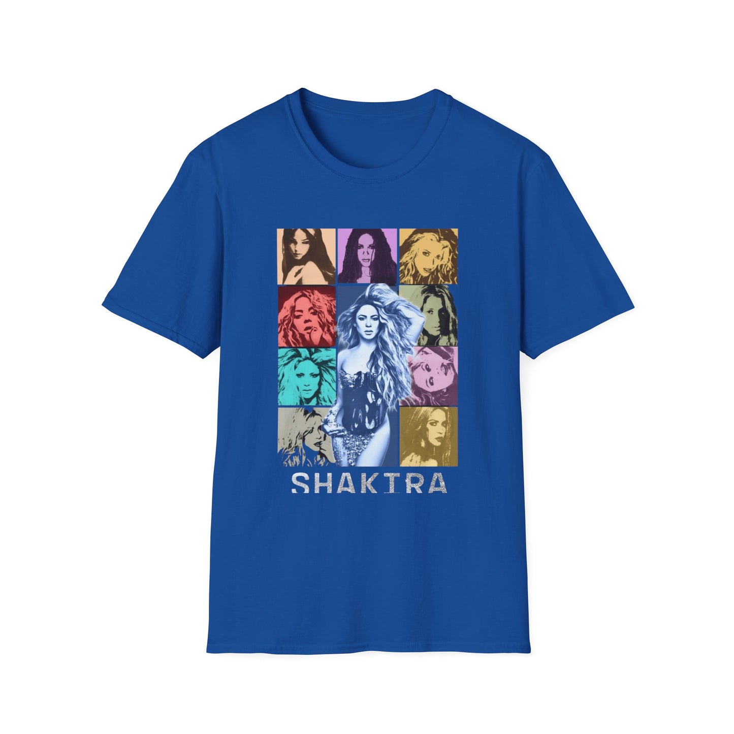 Camiseta Diosa del Pop Art — Camiseta con Retrato de Shakta Colorido