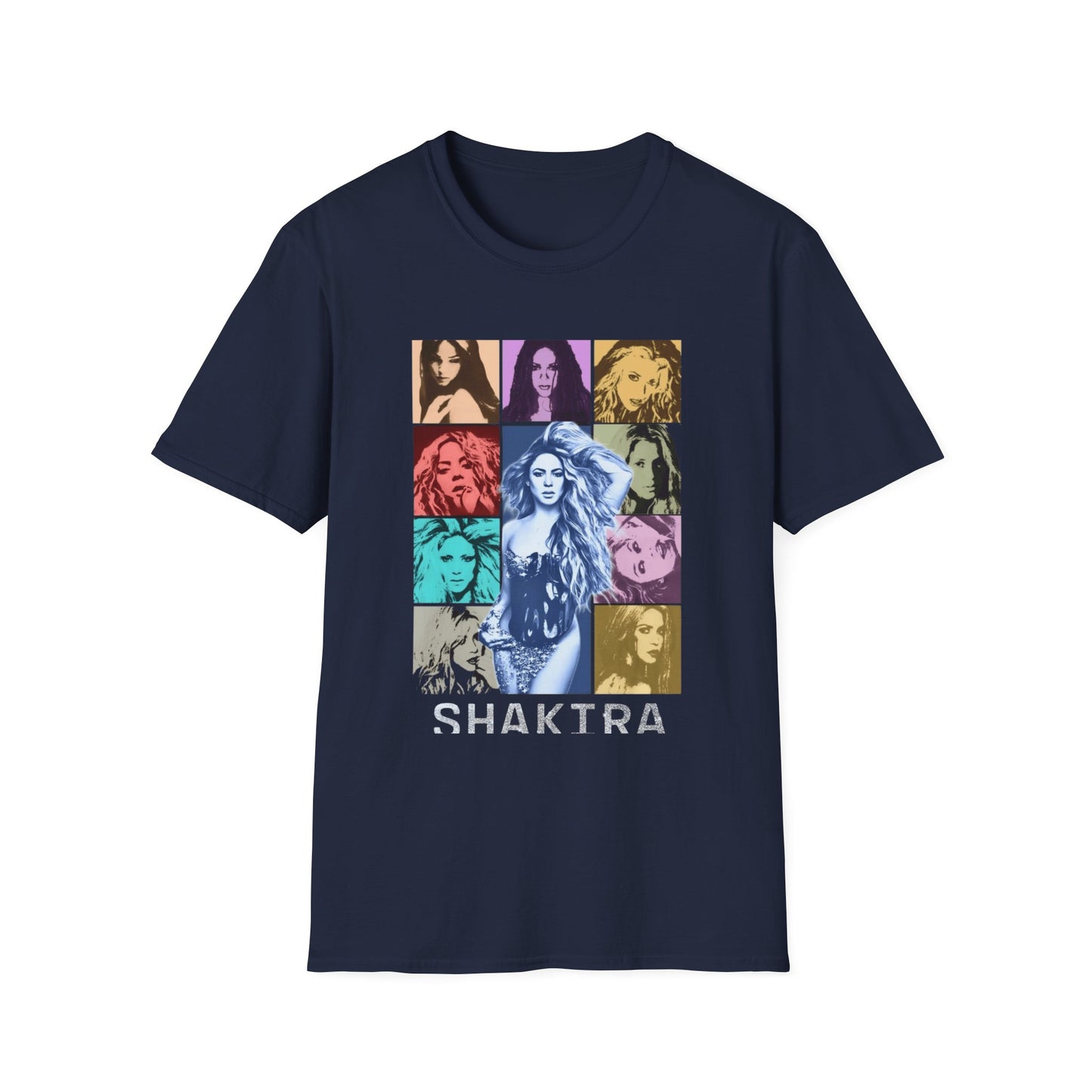 Camiseta Diosa del Pop Art — Camiseta con Retrato de Shakta Colorido