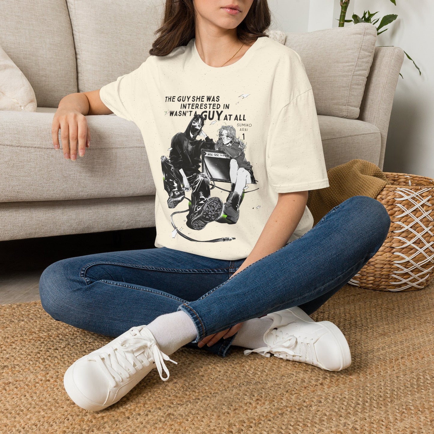 Camiseta gráfica — Camiseta estilo anime "El chico que le interesaba no era un chico en absoluto"