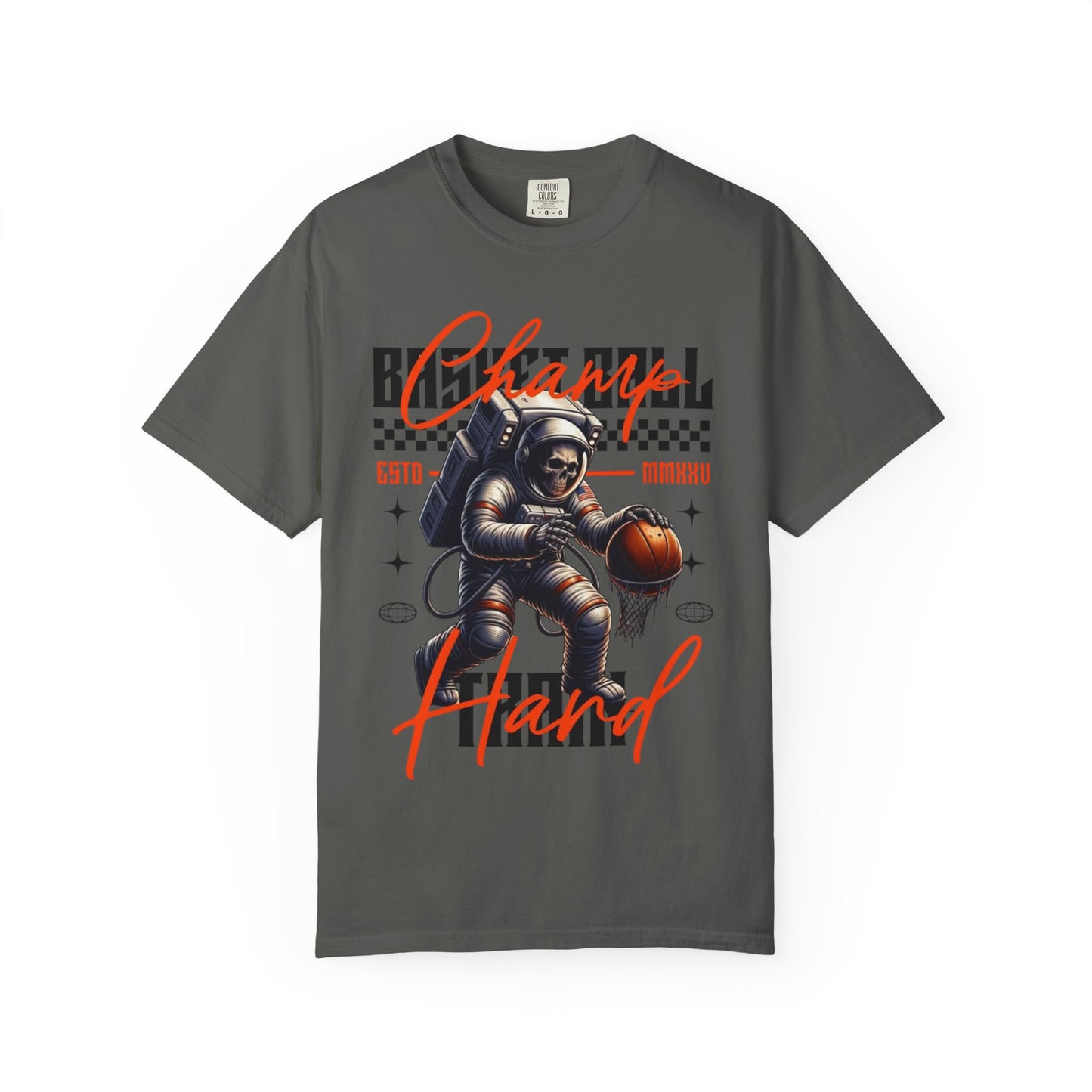 Astronaut Basketball T-Shirt — Vintage Space Hoops Graphic Tee