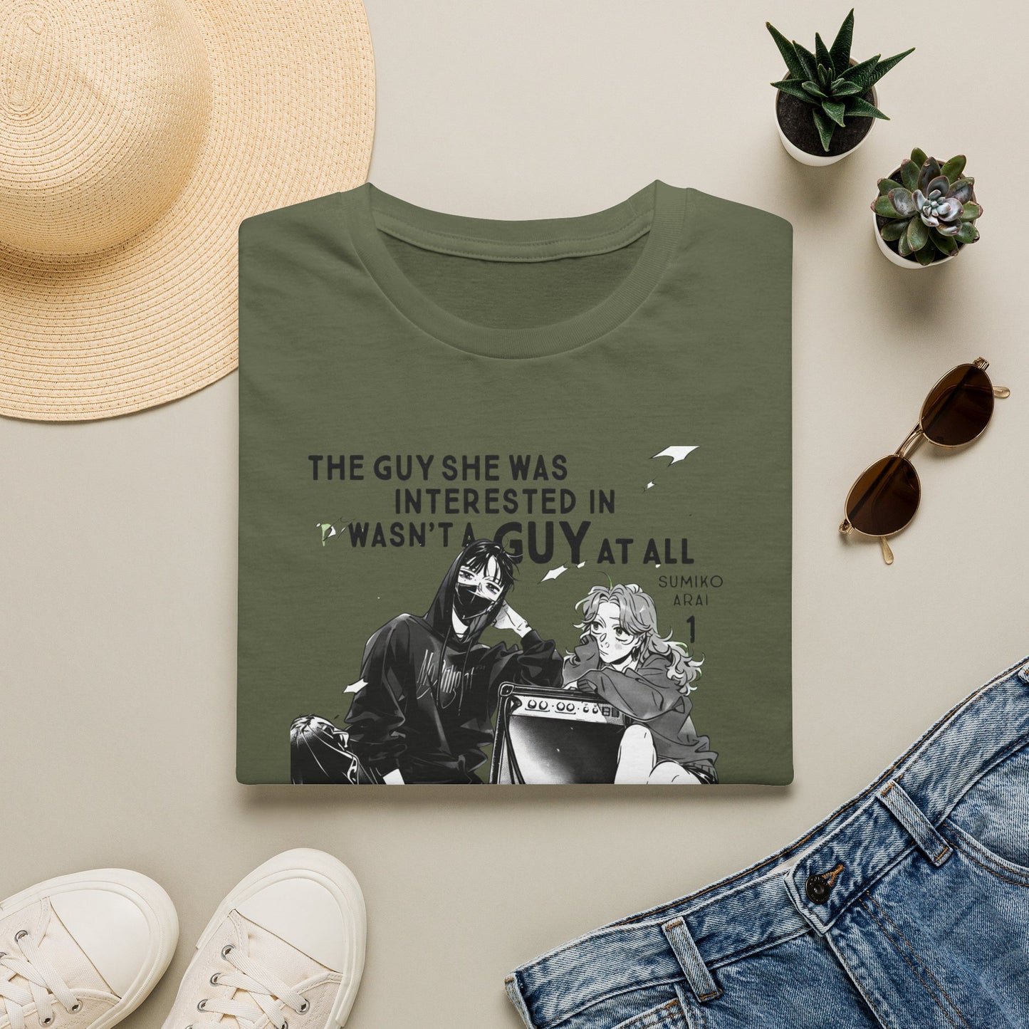 Camiseta gráfica — Camiseta estilo anime "El chico que le interesaba no era un chico en absoluto"