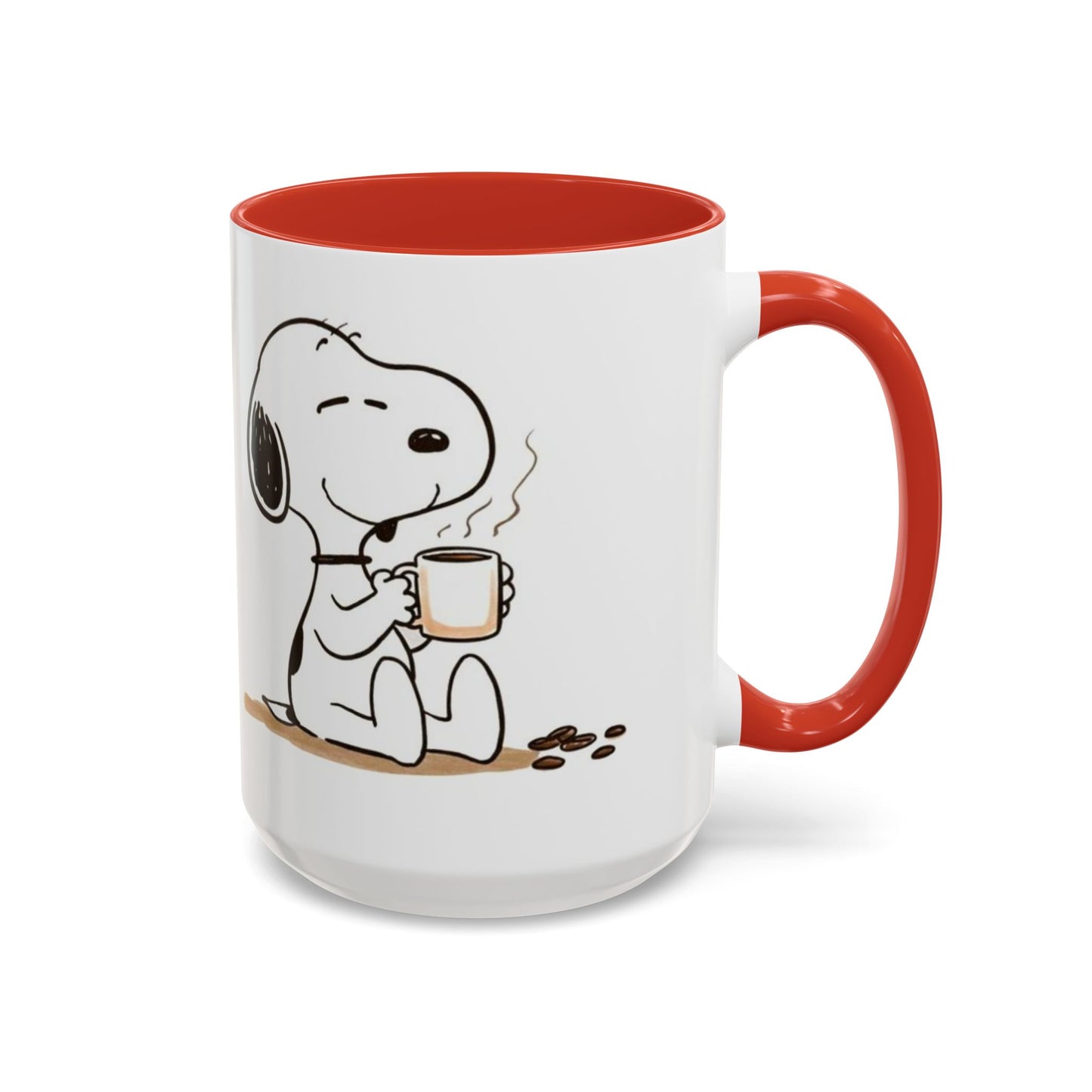 Snoopy Coffee Mug – Cute Peanuts Character Accent Ceramic Mug (11/15 oz)