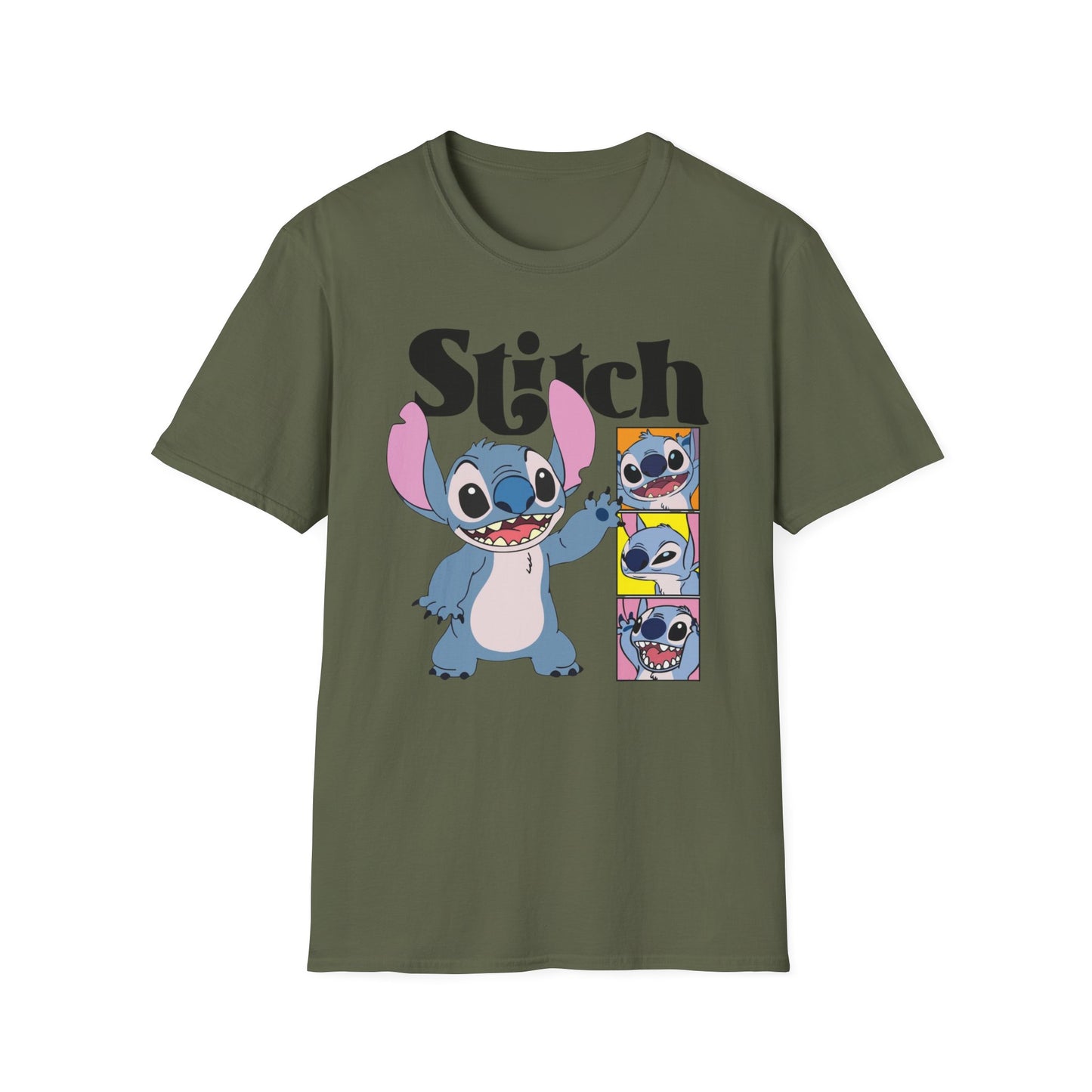 Camiseta de dibujos animados de Stitch — Linda camiseta estampada de Lilo & Stitch