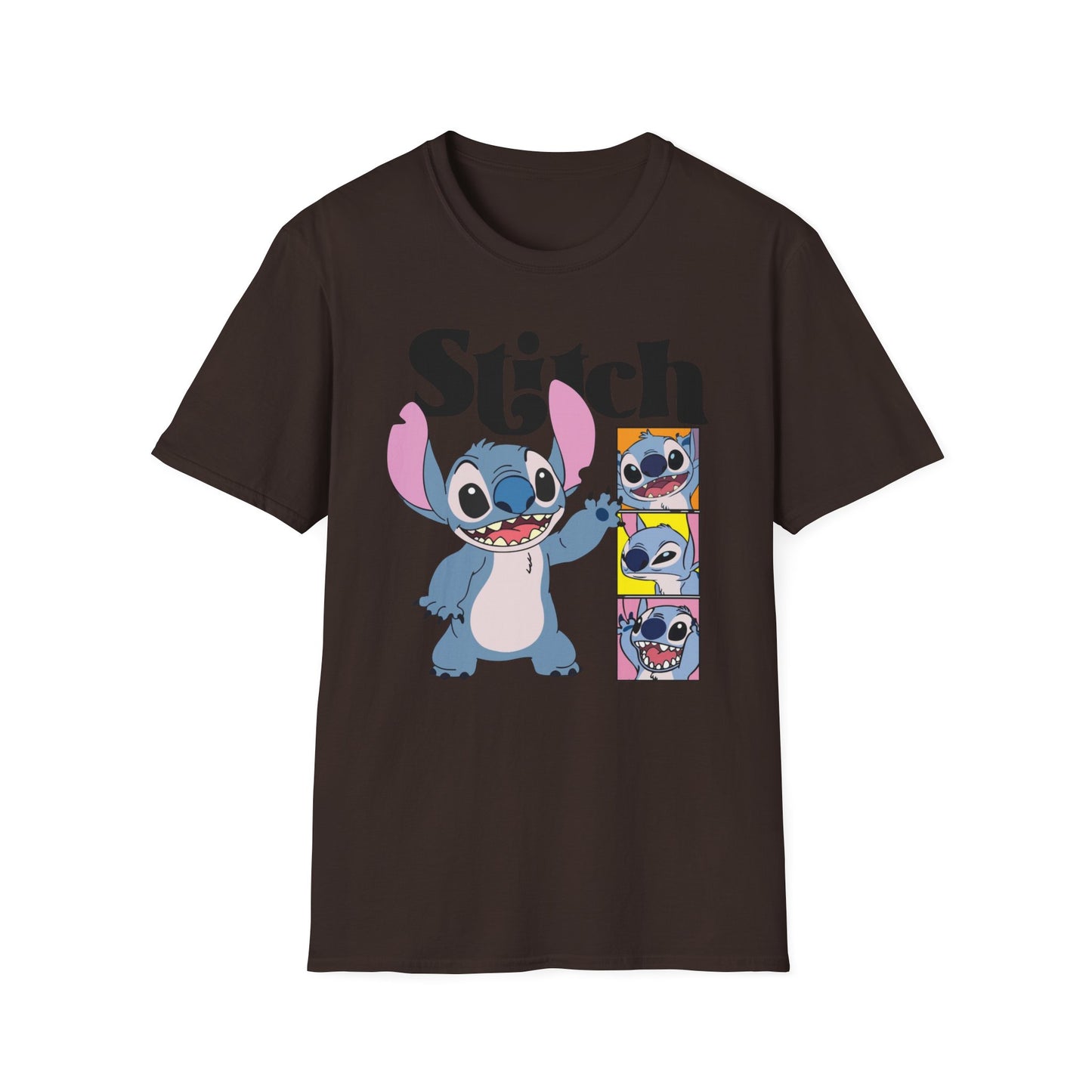 Camiseta de dibujos animados de Stitch — Linda camiseta estampada de Lilo & Stitch