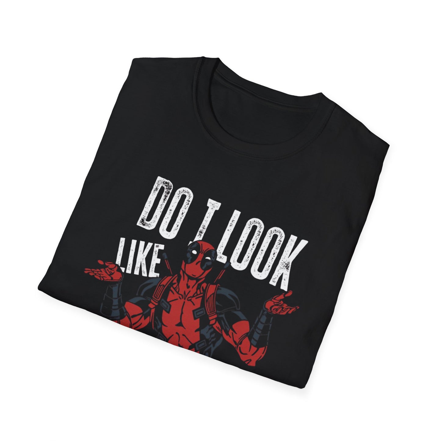 Camiseta Gráfica — "¿Parece que me importa?" Camiseta de Antihéroe de Cómic