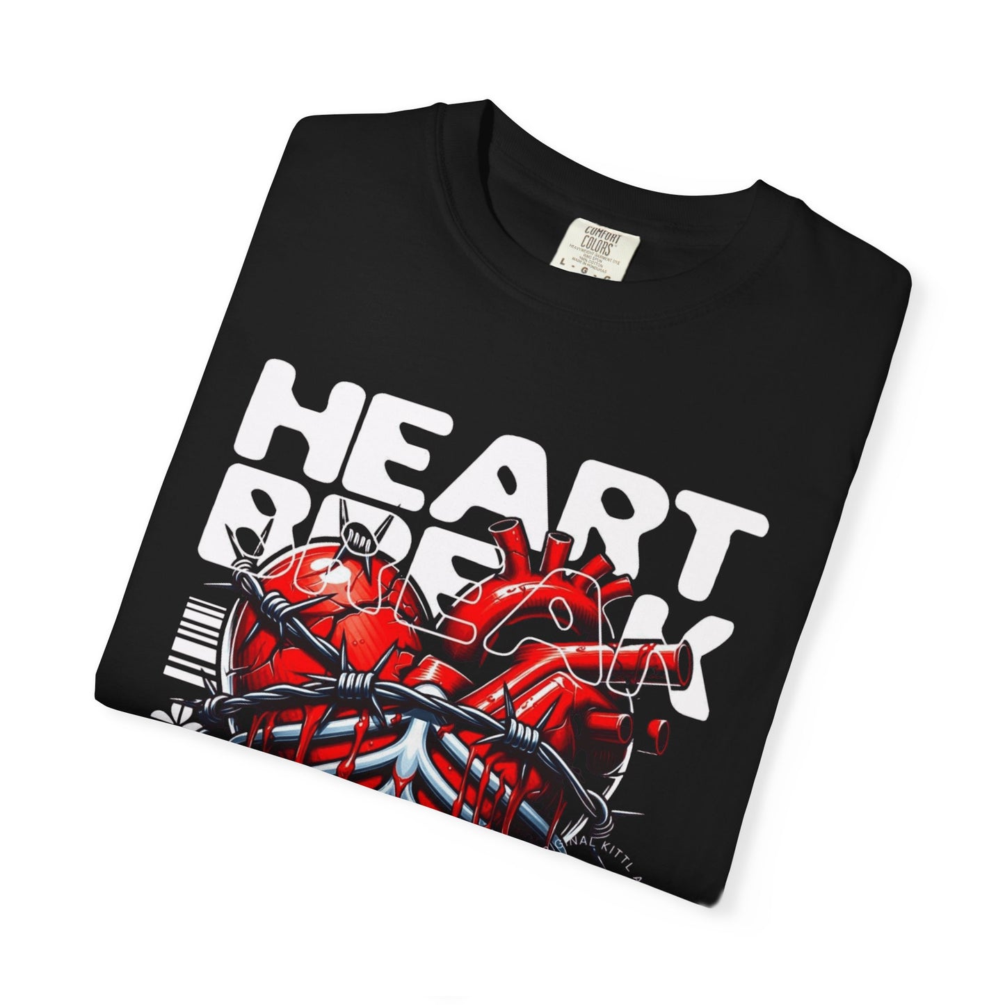 Heart Break Club T-Shirt — Anatomical Red Heart Graphic Tee