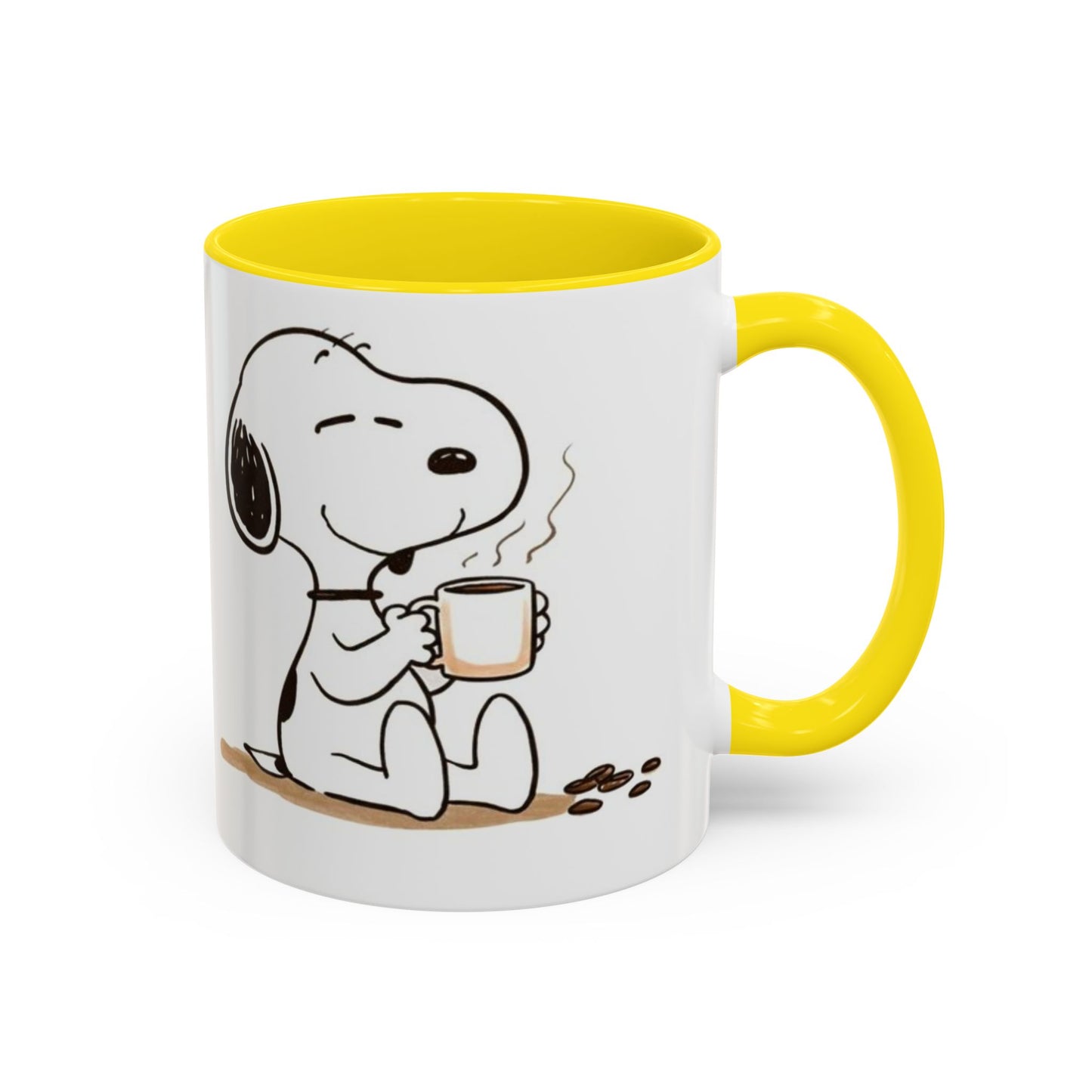 Snoopy Coffee Mug – Cute Peanuts Character Accent Ceramic Mug (11/15 oz)