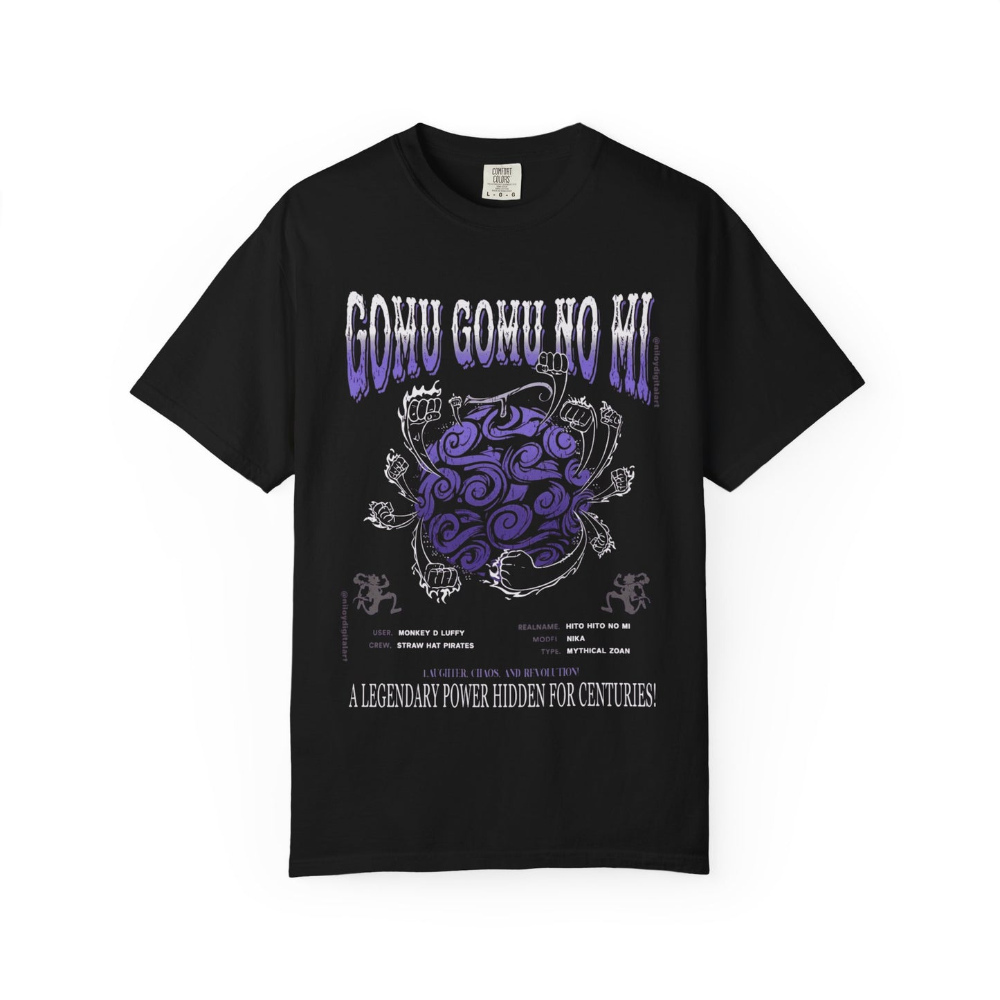 T-Shirt — Gomu Gomu no Mi Vintage Pirate Fruit Graphic Tee